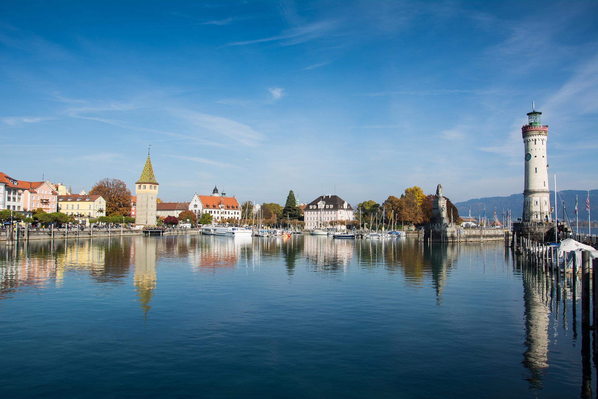 Lindau Leuchtturm Hafen
